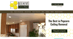 Desktop Screenshot of beehiveceilings.com