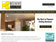 Tablet Screenshot of beehiveceilings.com